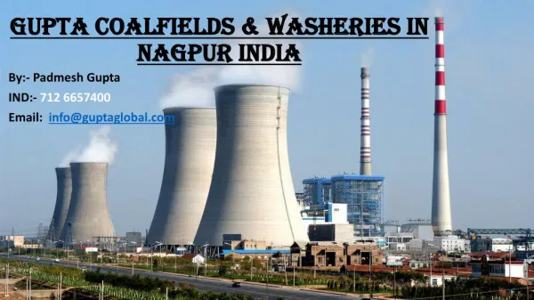 Gupta Coalfields & Washeries In Nagpur India
