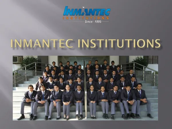 Inmantec the Best B School in India