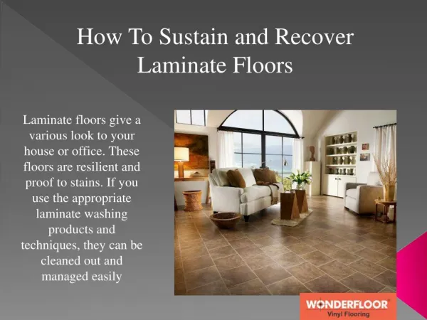 Laminate Flooring - An Outstanding Option, But Know Your Models