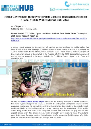 Global Mobile Wallet Market Research Report 2017