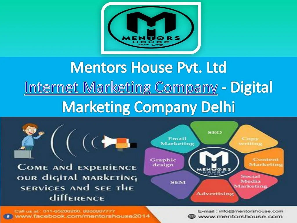 mentors house pvt ltd i nternet marketing company digital marketing company delhi