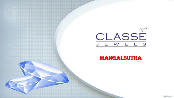 Mangalsutra collection-classe jewels