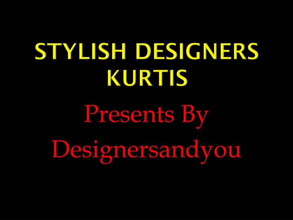 stylish designers kurtis