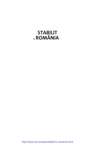 Nigel Shakespear PDF Online STABILIT ÎN ROMÂNIA - slide 1