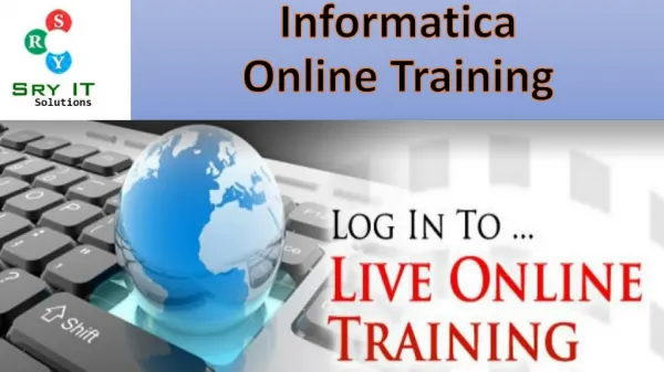 Informatica Live Online Training 2017