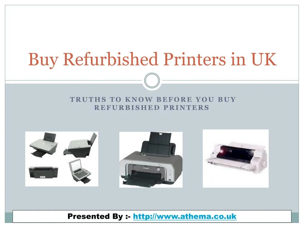 buy refurbished printers in uk