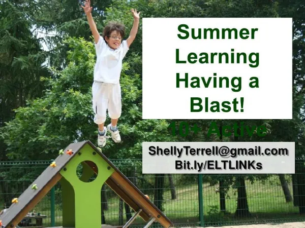 10 active outdoor learning ideas