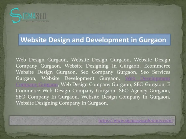 Website Design and Development in Gurgaon