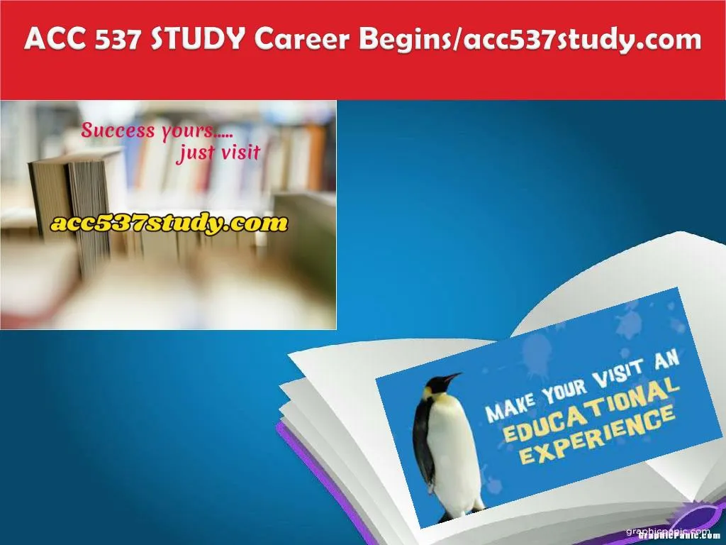 acc 537 study career begins acc537study com