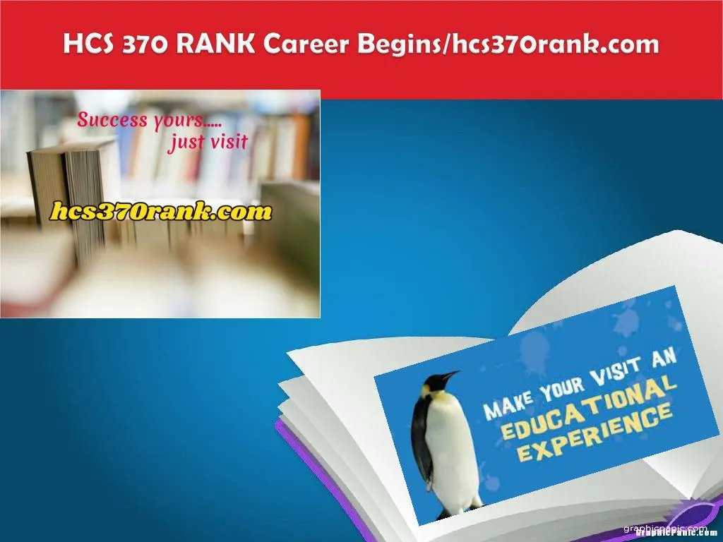 hcs 370 rank career begins hcs370rank com