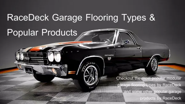 RaceDeck Garage Flooring Types
