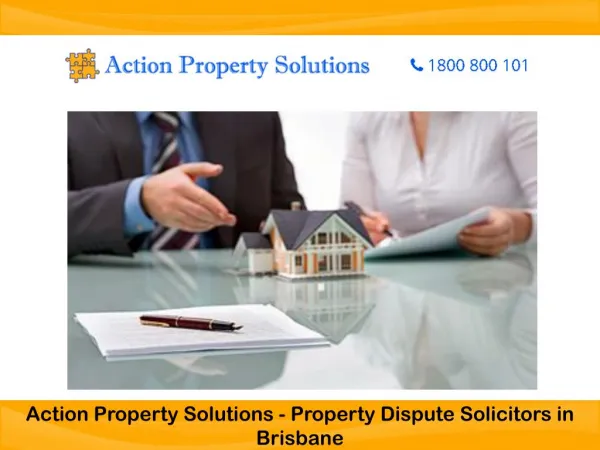 Action Property Solutions - Property Dispute Solicitors in Brisbane