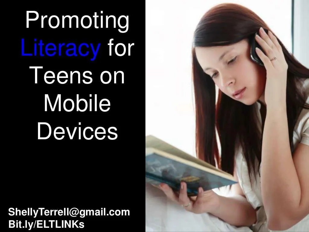 promoting literacy for teens on mobile devices