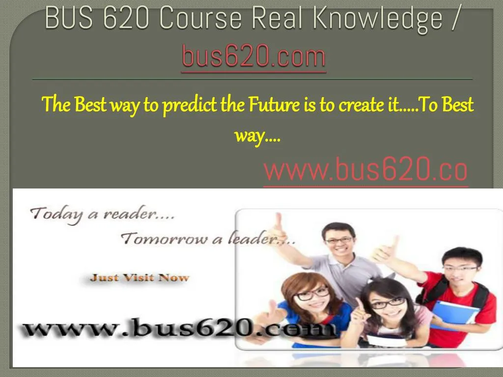 bus 620 course real knowledge bus620 com