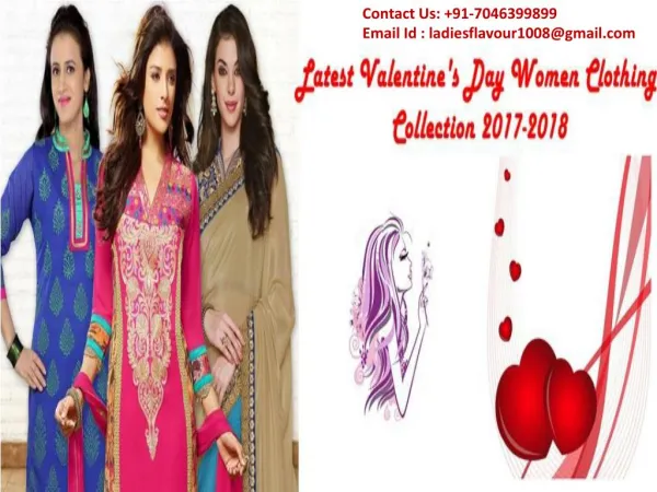Valentines Day Offers on Women Clothing 2017-2018