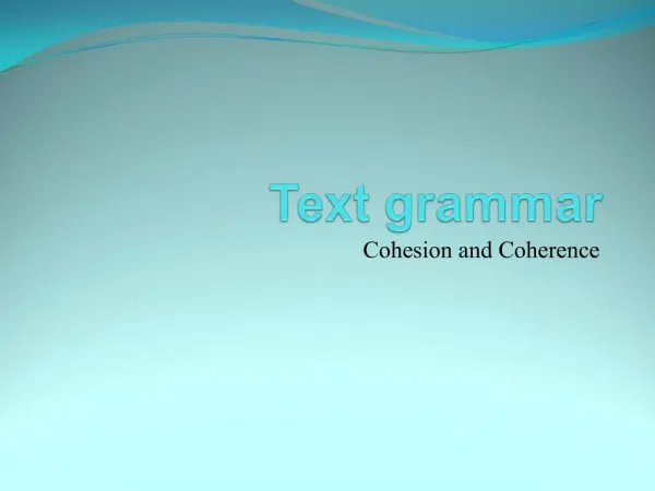 Text grammar