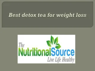 Best detox tea for weight loss