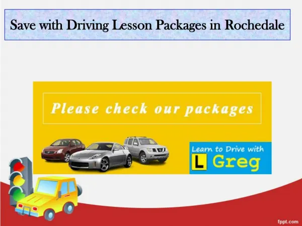 Save with Driving Lesson Packages in Rochedale
