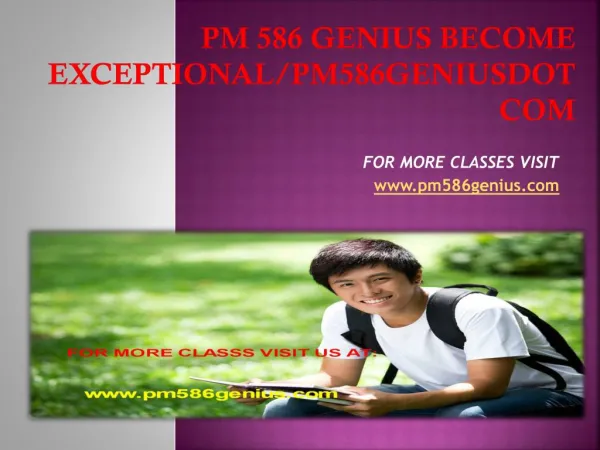pm 586 genius Become Exceptional/pm586geniusdotcom