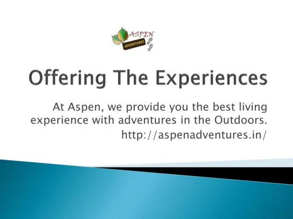 Weekend Gateways by Aspen Adventures