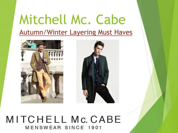 Autumn/Winter Layering Must Haves | Mitchell Mc Cabe