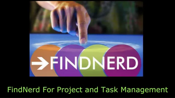 FindNerd : A Social Network with Project And Task Management Features