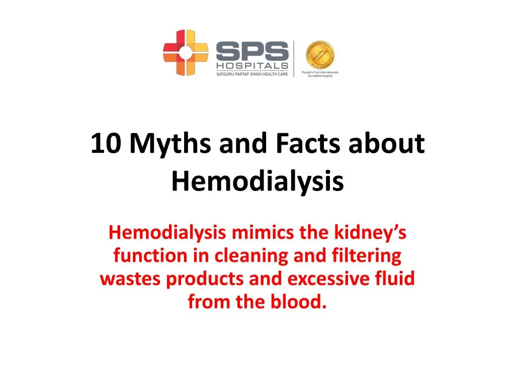 10 myths and facts about hemodialysis