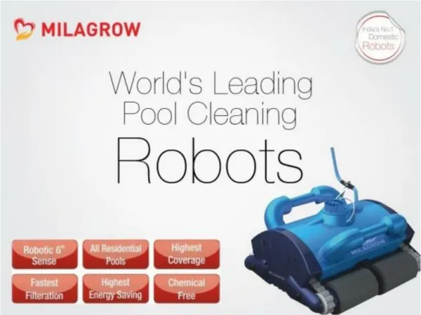 Milagrow RoboPhelps 15 - India's 1st & Most Powerful Pool Robot