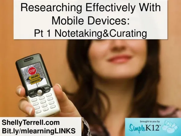 research mobile devices pt 1
