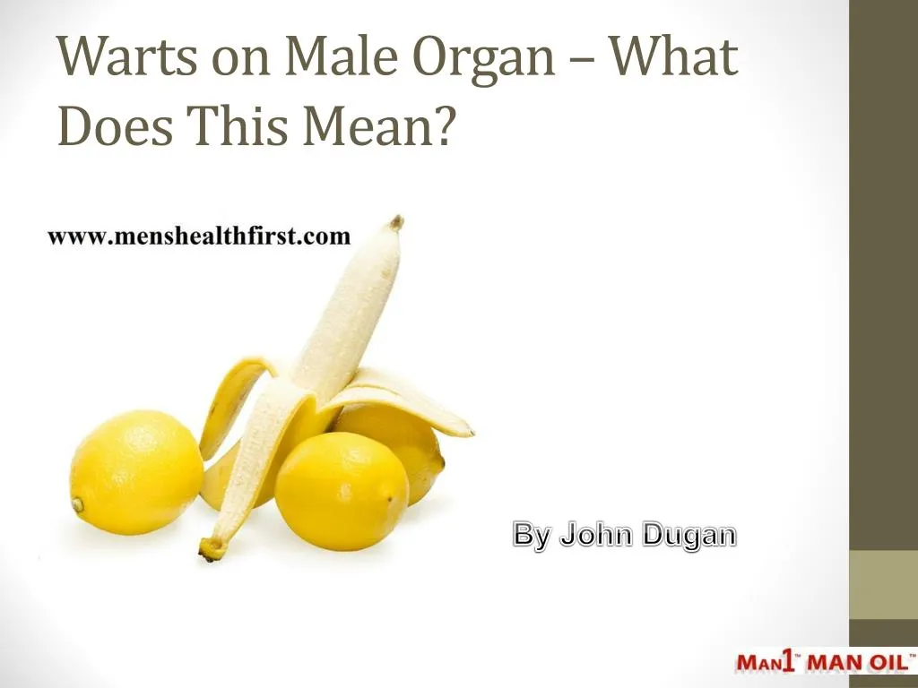 warts on male organ what does this mean