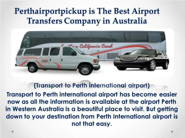 Perth Airport Transfers | FifoTransfers Perth