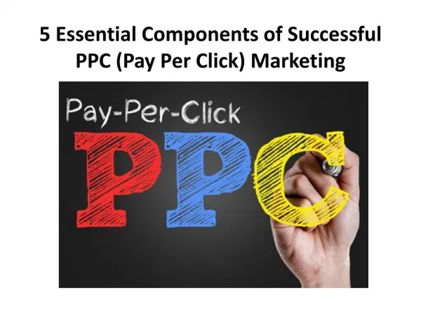 5 Important Ingredients of a Successful PPC Campaign