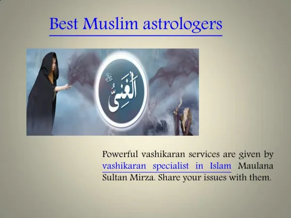 Muslim black magic specialist