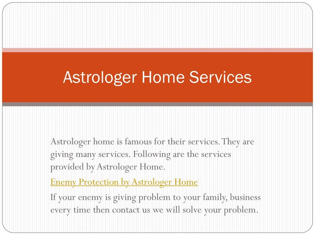 astrologer home services