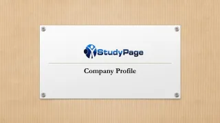 Online Classroom | Study Page - slide 1