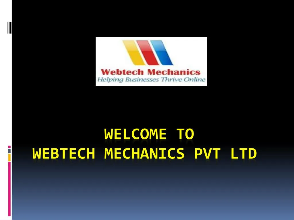 welcome to webtech mechanics pvt ltd