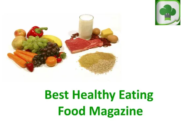 Best Healthy Eating Magazine App