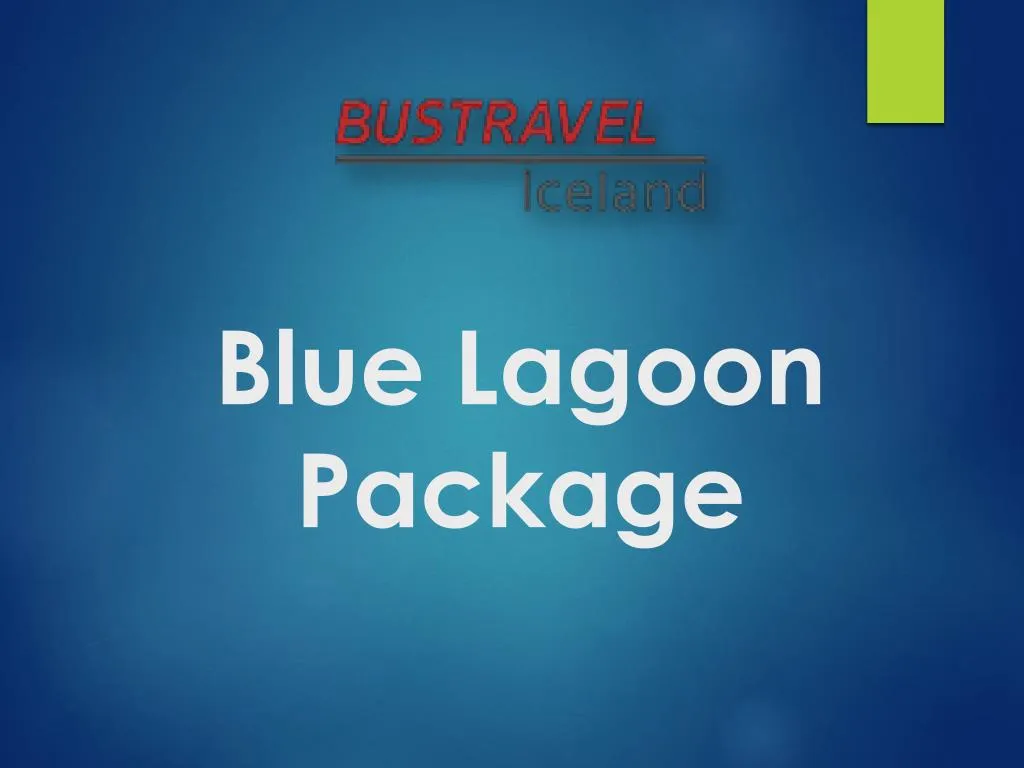 blue lagoon package