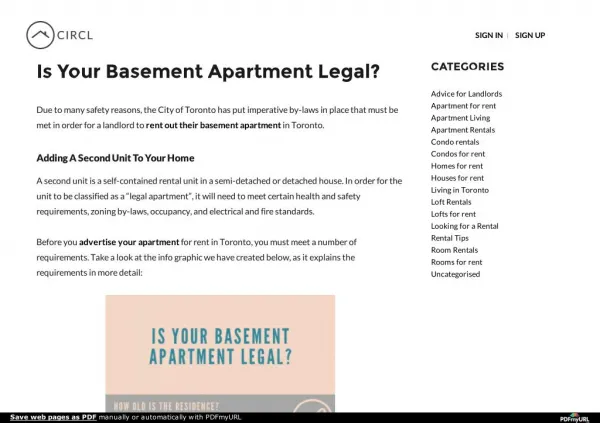 Is Your Basement Apartment Legal?