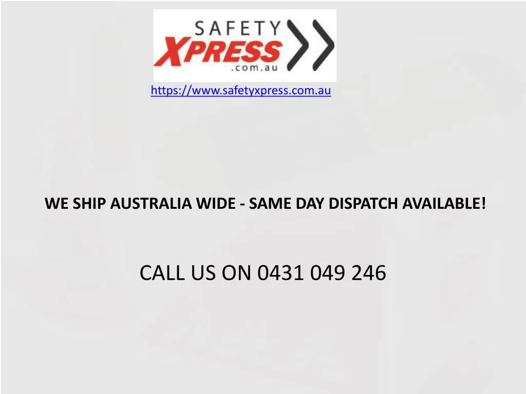 we ship australia wide same day dispatch available