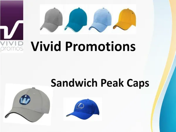 Promotional Sandwich Caps at Vivid Promotions Australia