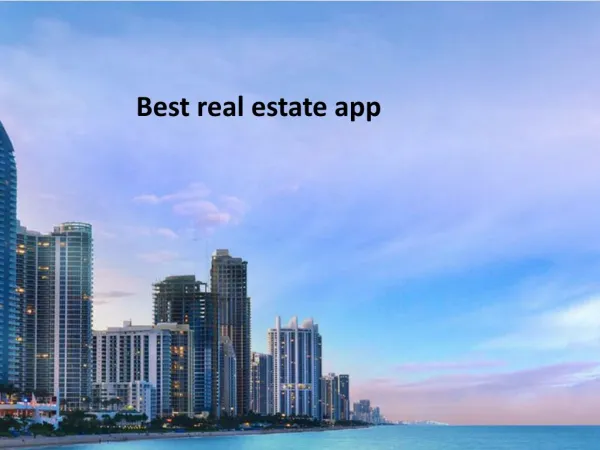 new launch real estate app