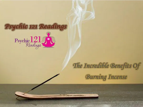 Burning Incense Benefits - Fantastic Addition to Environment