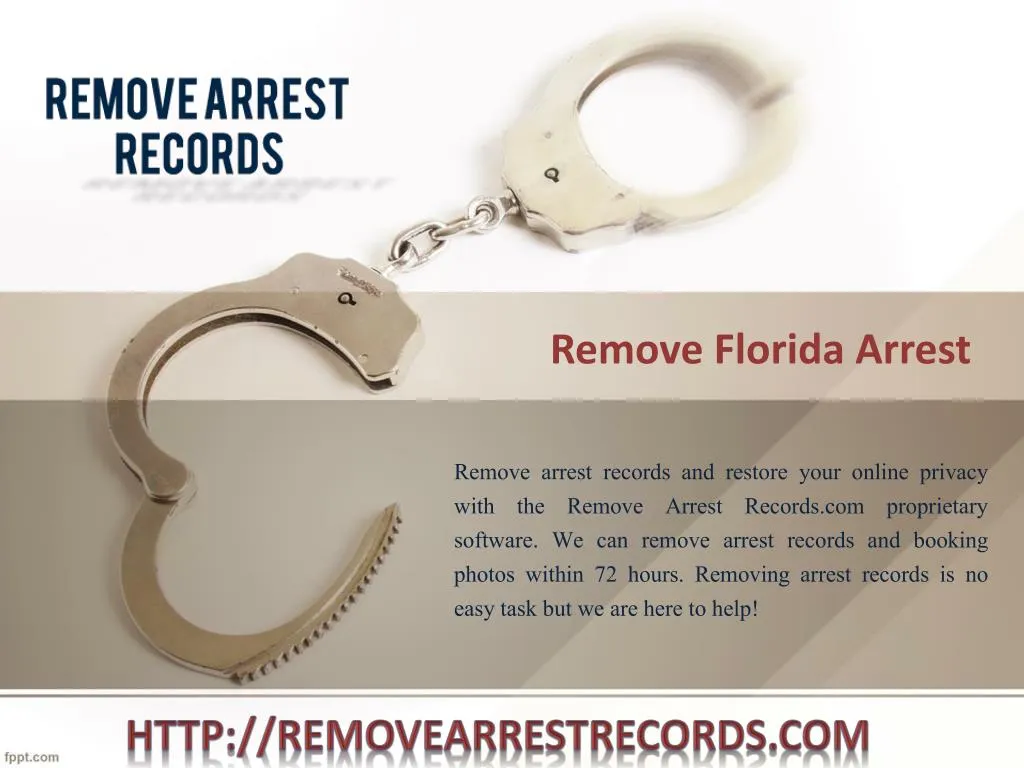 remove florida arrest