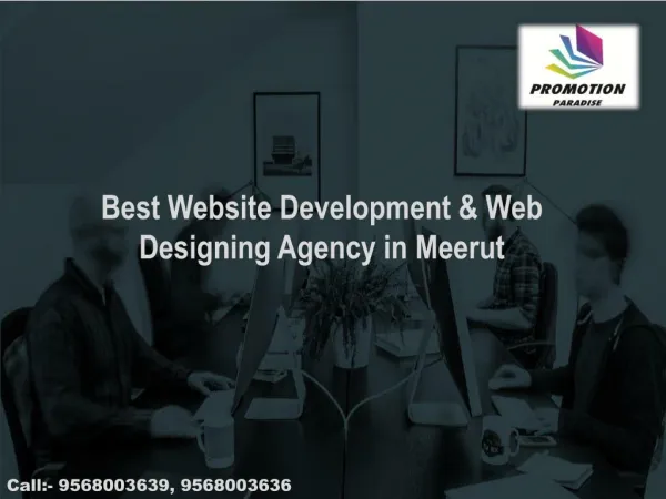 Website Design and Development Company in Meerut 91-9568003639