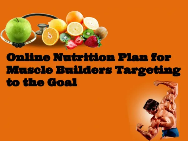 Online exercise plan| Online nutrition plan