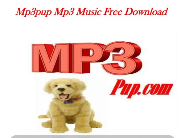 Mp3pup Mp3 Music Free Download