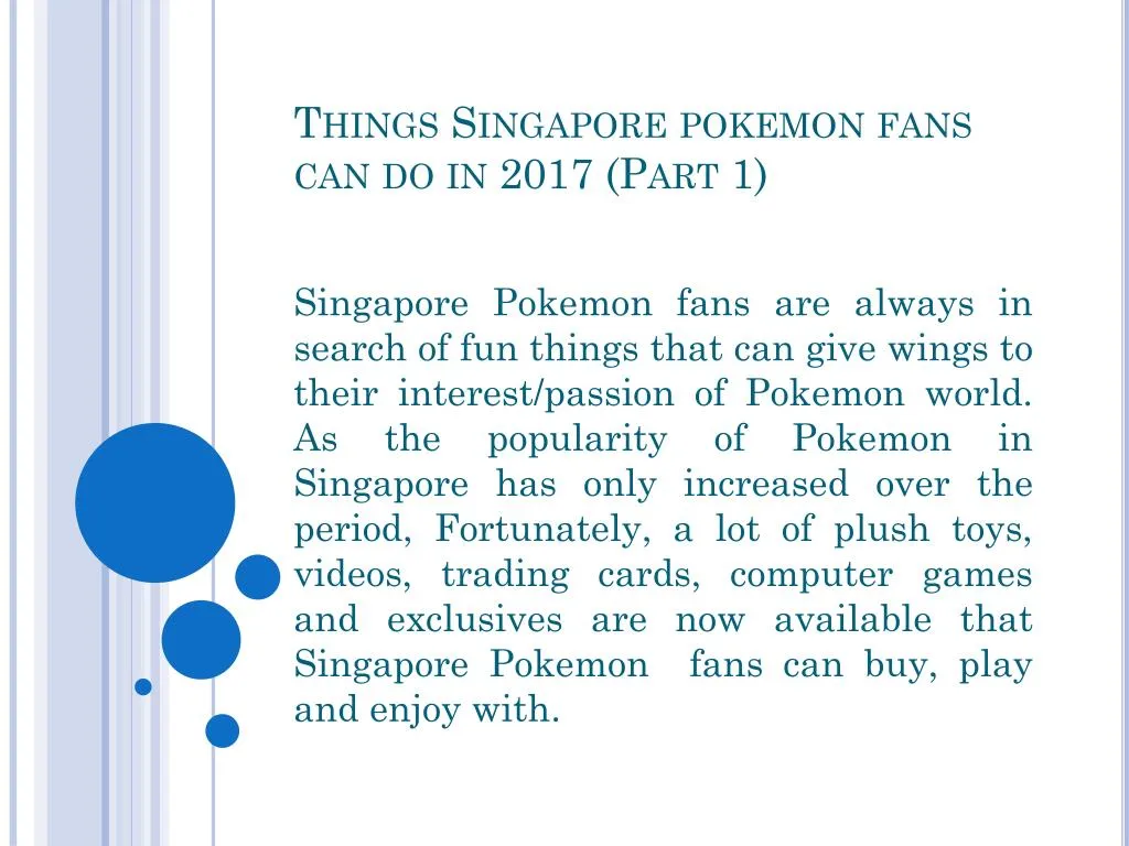things singapore pokemon fans can do in 2017 part 1