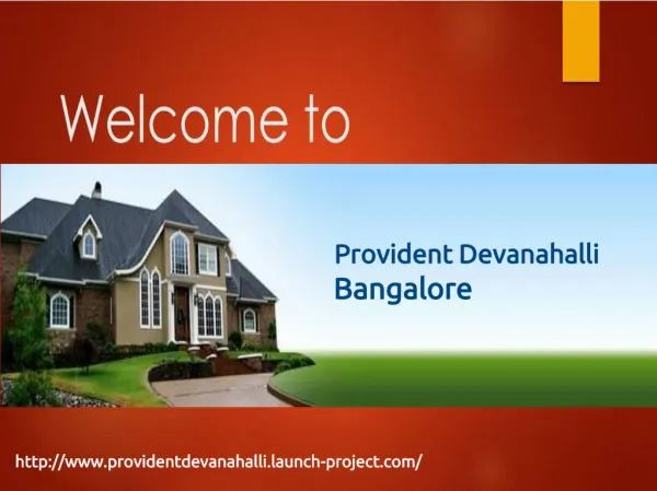 Provident Devanahalli luxury Apartment Project in Bangalore