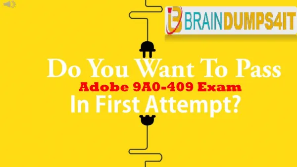 Adobe 9A0-409 Braindumps